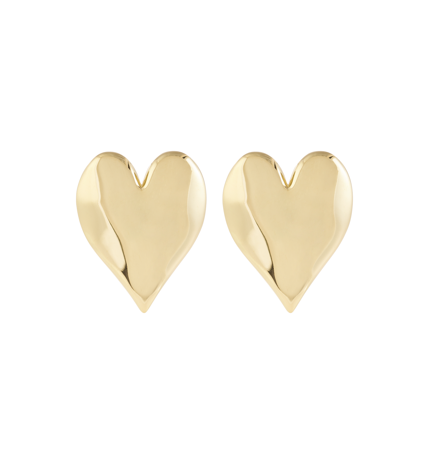 Forbidden Love Stud Earrings Gold and Silver