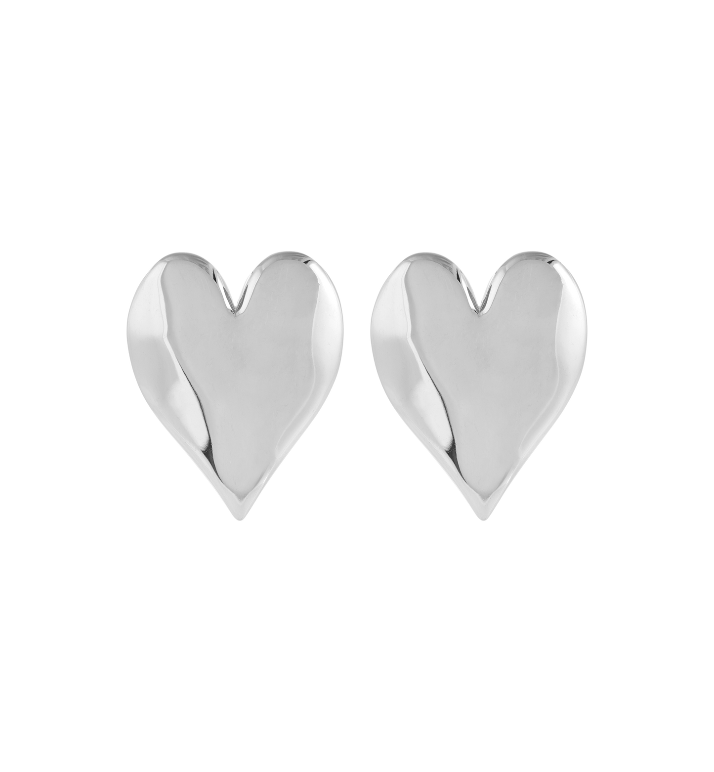 Forbidden Love Stud Earrings Gold and Silver
