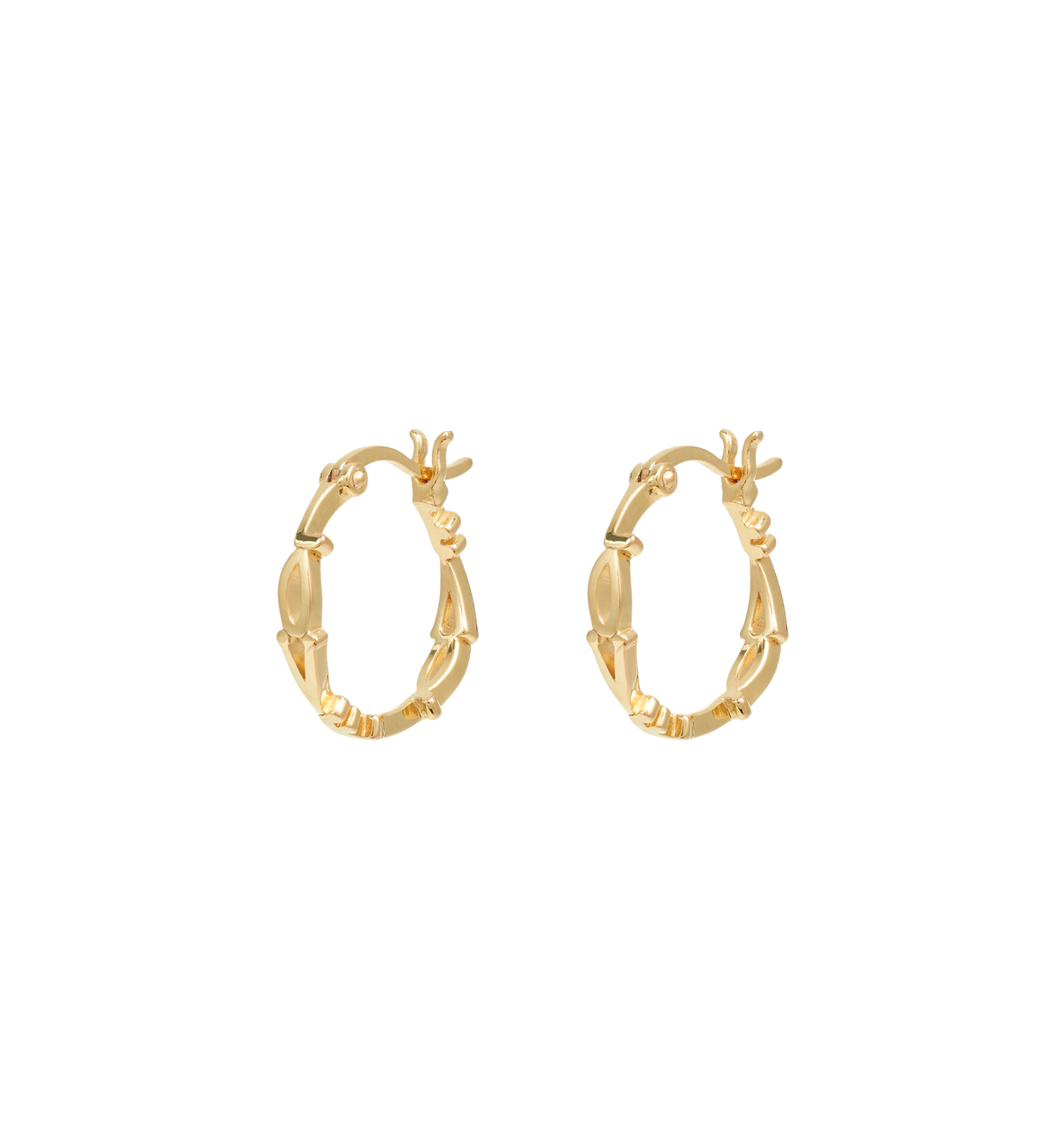 Anna + Nina LoveLoop Hoop Earrings Goud