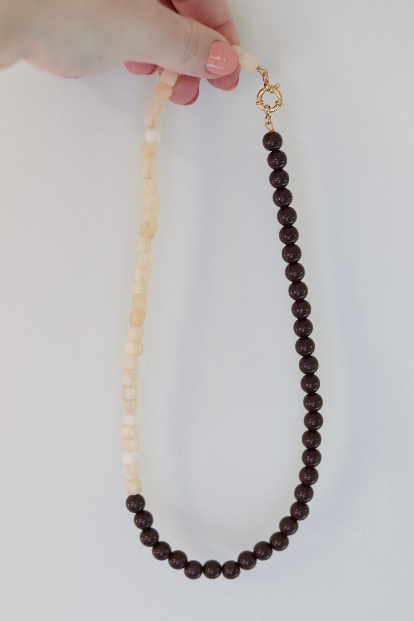 Ketting Bruin/Crème