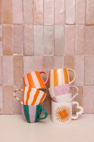 Mug Purple Green