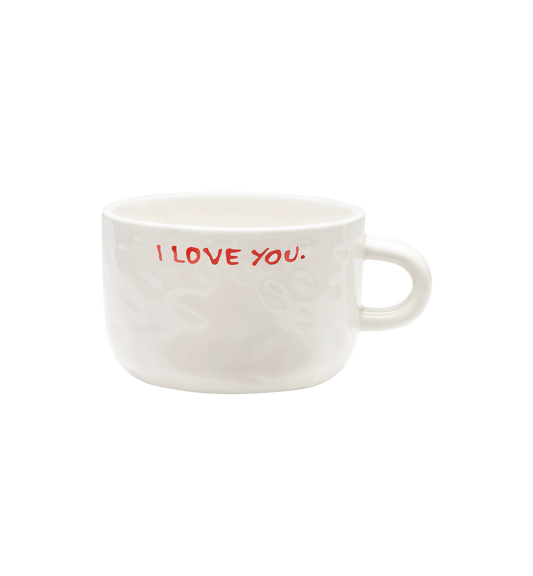 Anna + Nina I Love You Cappuccino Mug