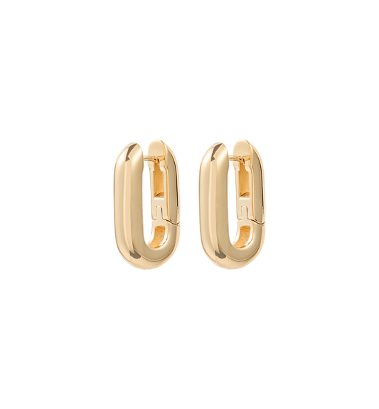 Cleo Hoop Earrings Gold and Silver