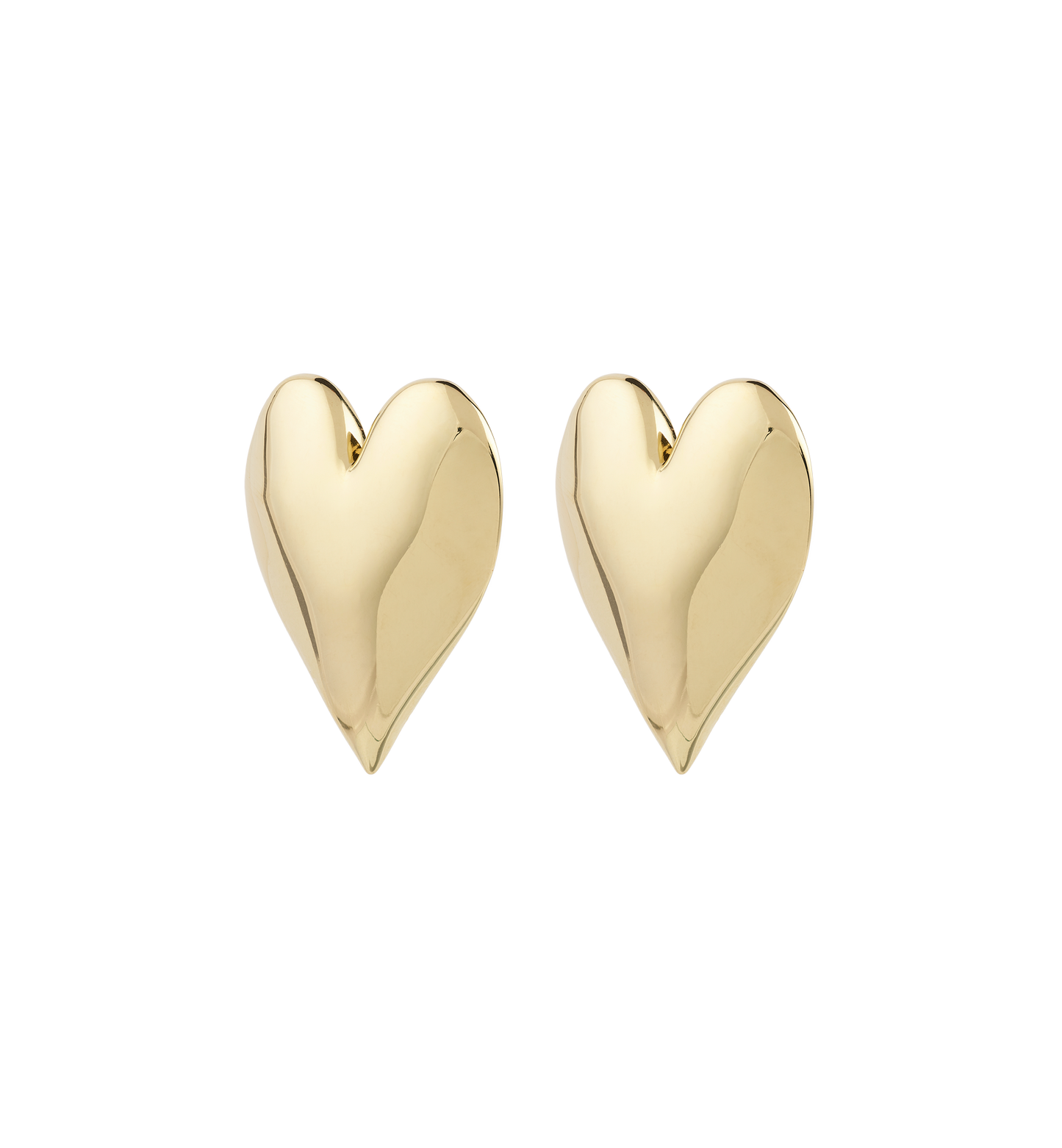 Forbidden Love Stud Earrings Gold and Silver