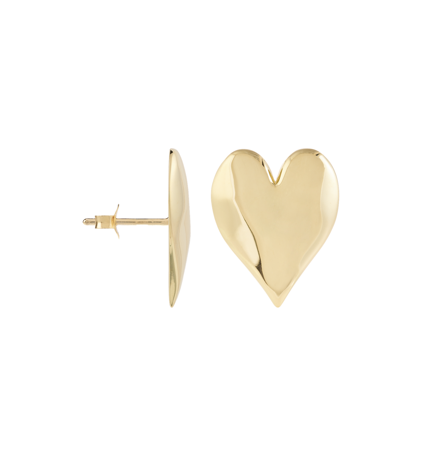 Forbidden Love Stud Earrings Gold and Silver