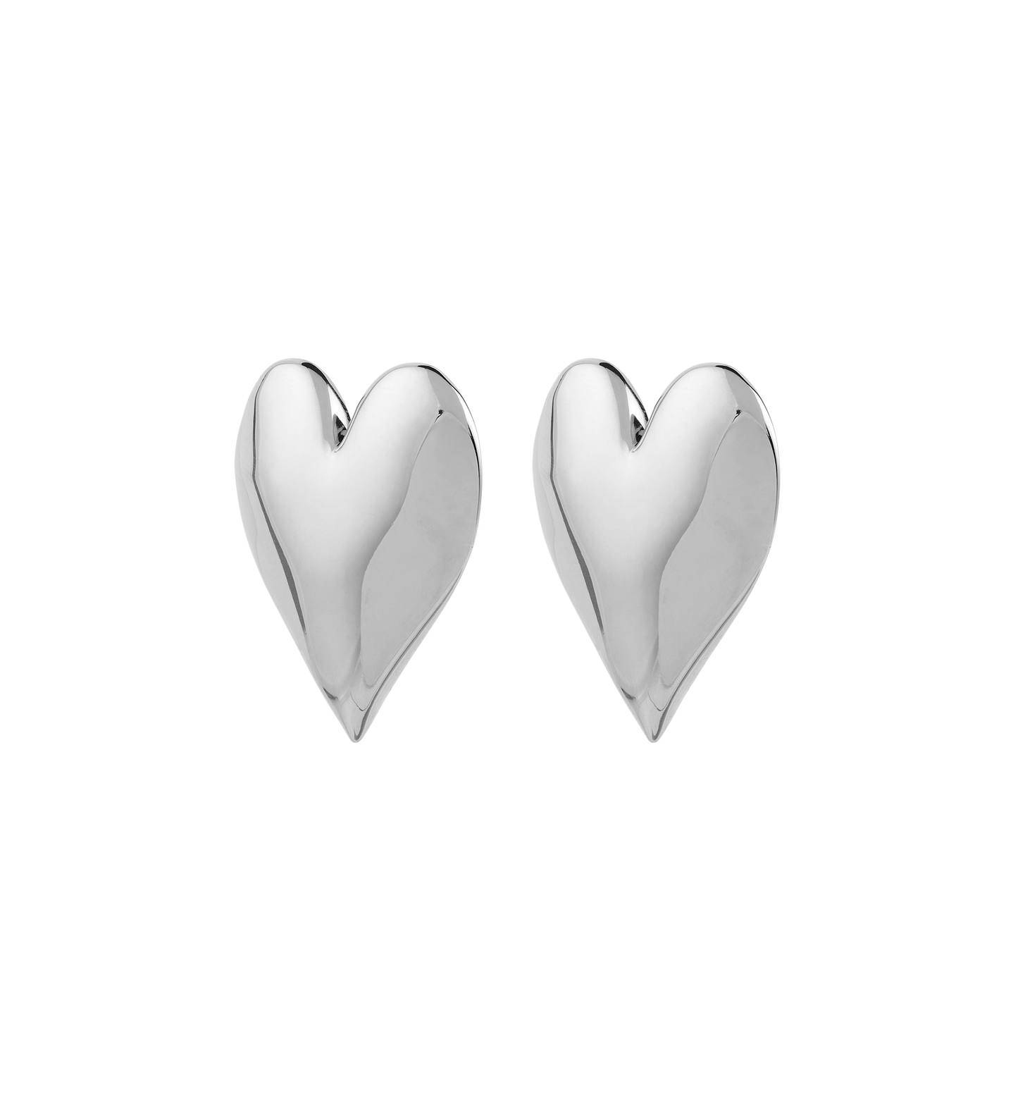 Forbidden Love Stud Earrings Gold and Silver