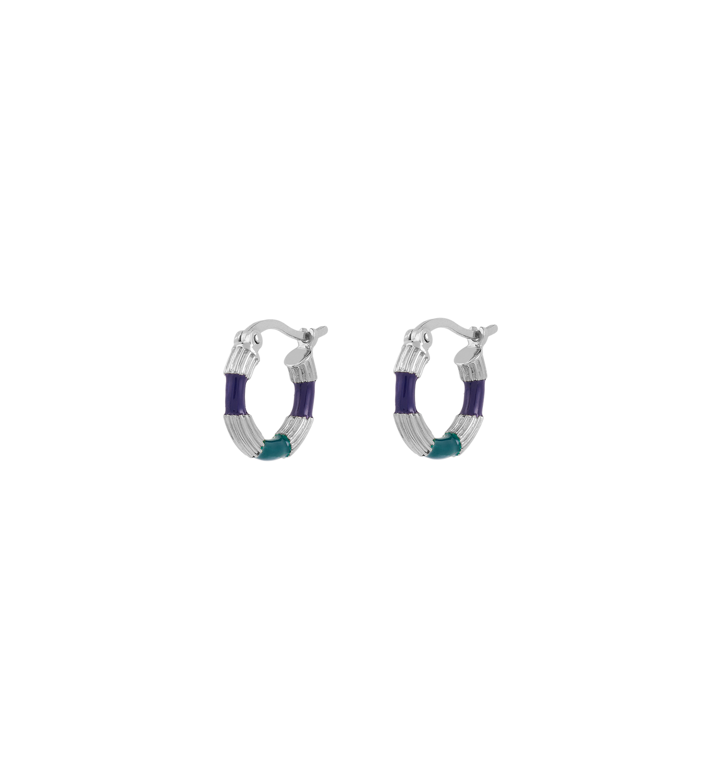 Small Archetype Hoop Earrings Gold and Silver