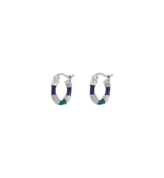 Small Archetype Hoop Earrings Gold and Silver