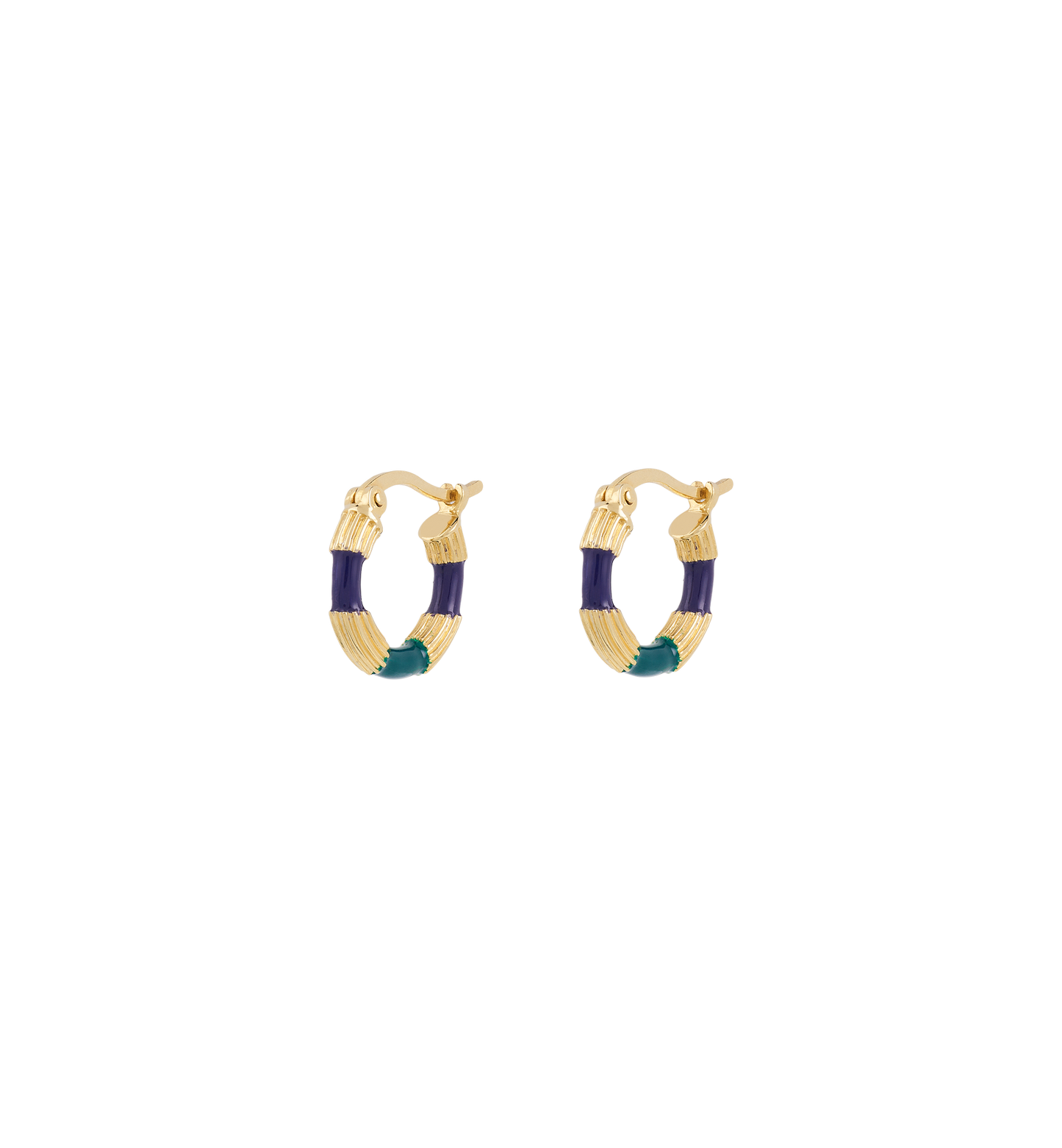 Small Archetype Hoop Earrings Gold and Silver