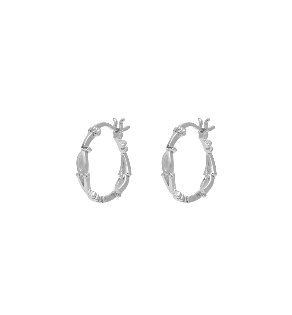 Anna + Nina LoveLoop Hoop Earrings Zilver