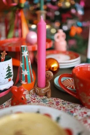 Candleholder Gingerbread Man