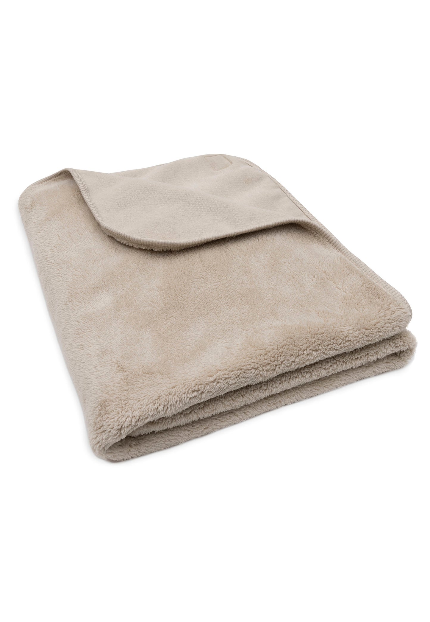 Deken Wieg 75x100cm Basic Jersey/Sherpa