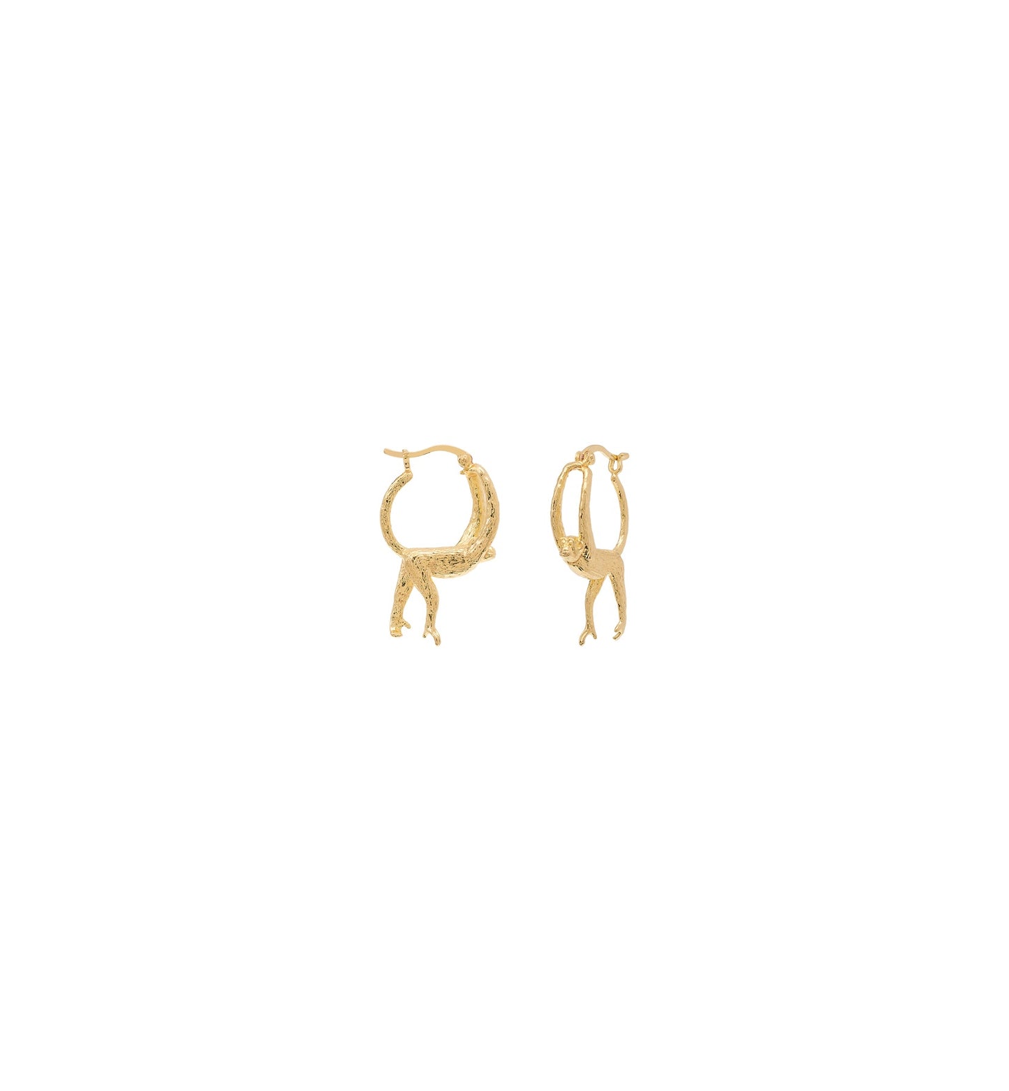 Monkey Business Hoop Earrings