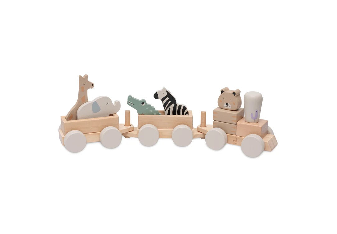 Houten speelgoedtrein