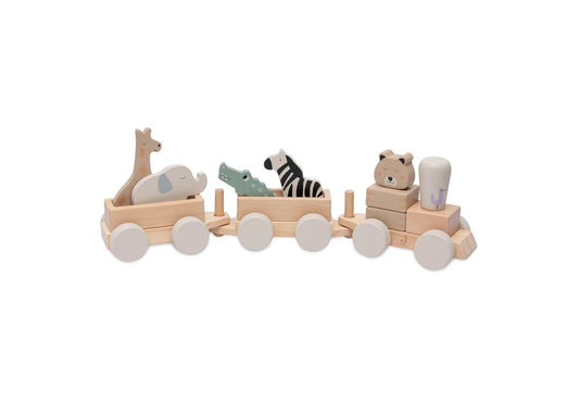 Houten speelgoedtrein
