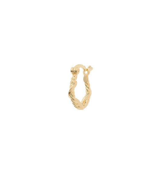 Single Corde Hoop Earring