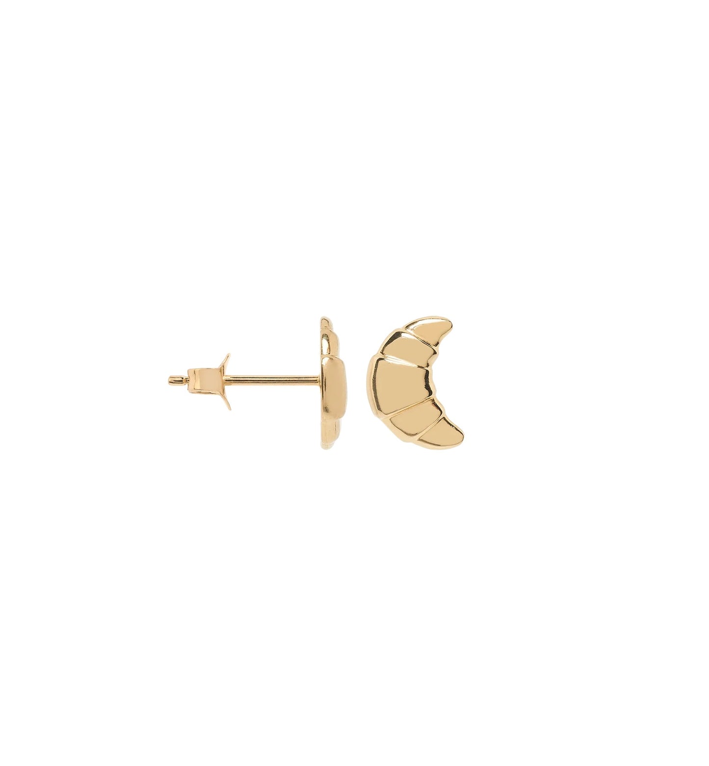 Single Croissant Stud