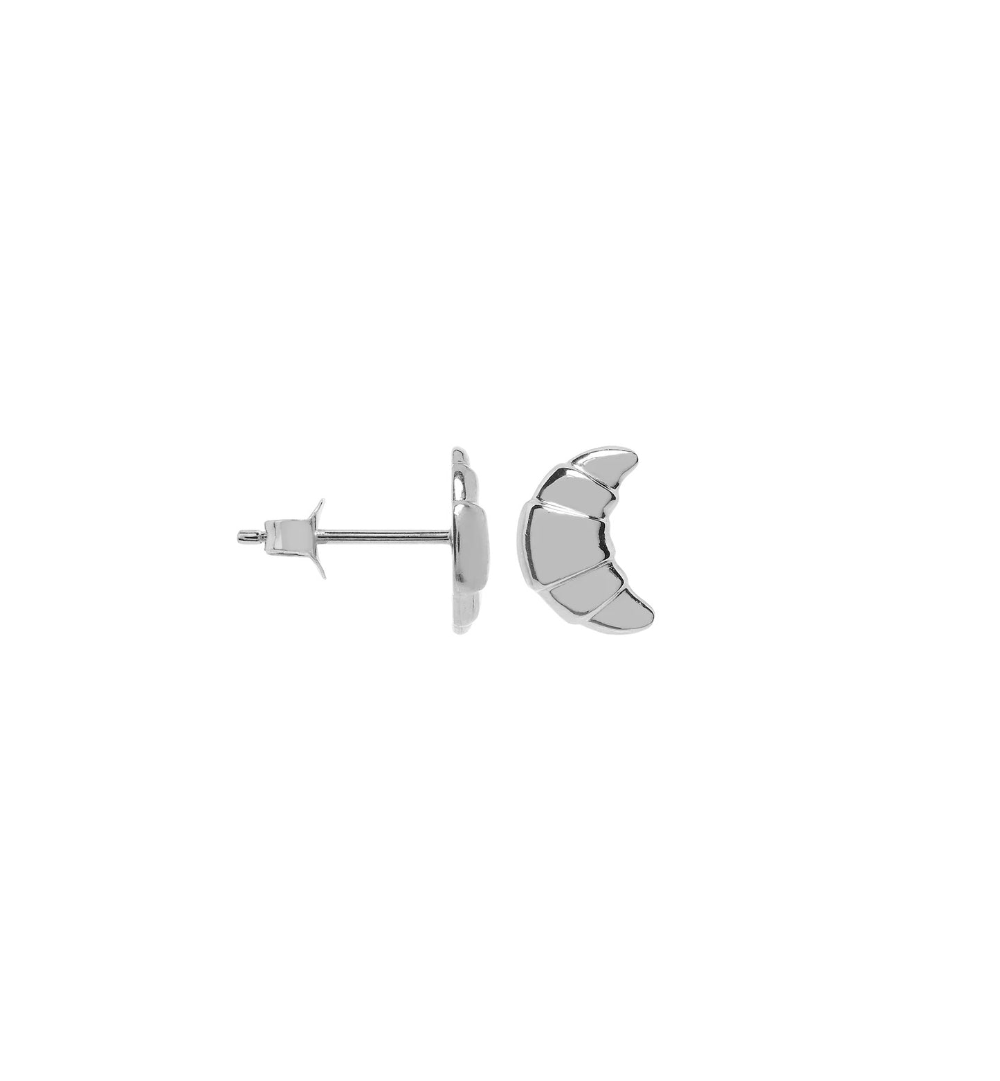 Single Croissant Stud