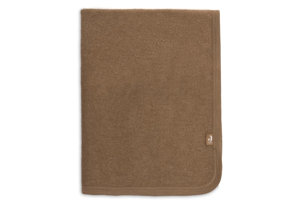Jollein Deken Merino Wol Felted - Dark Hazel