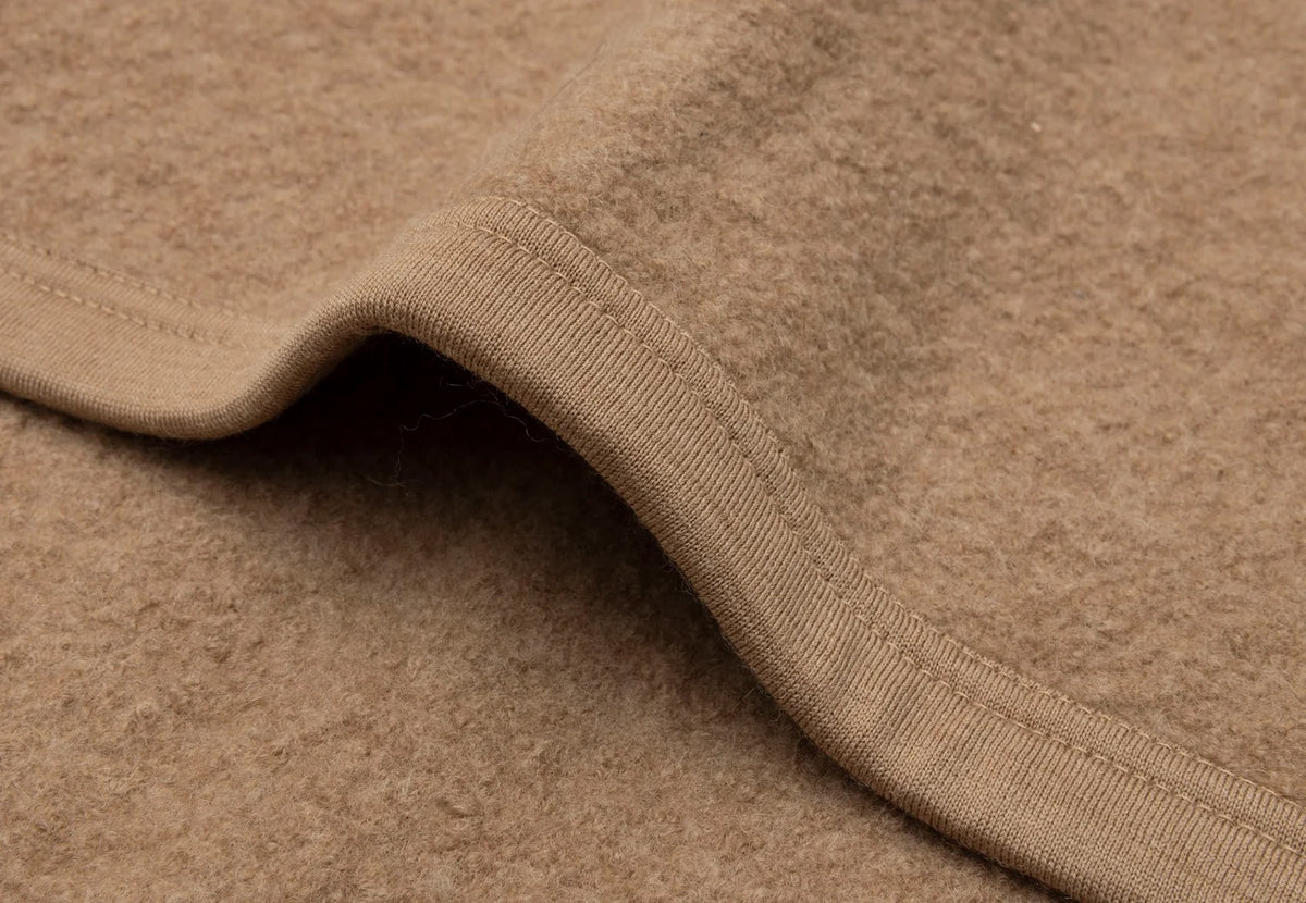 Jollein Deken Merino Wol Felted - Dark Hazel