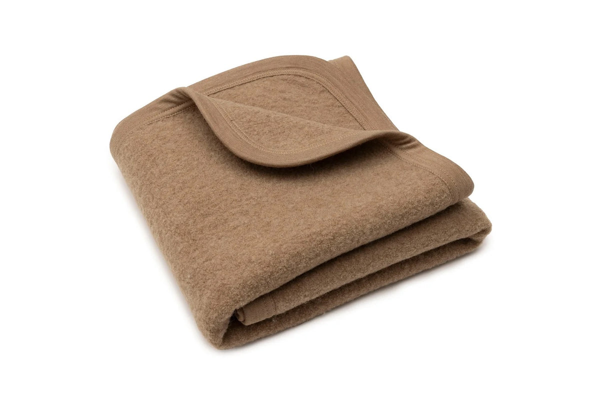 Jollein Deken Merino Wol Felted - Dark Hazel