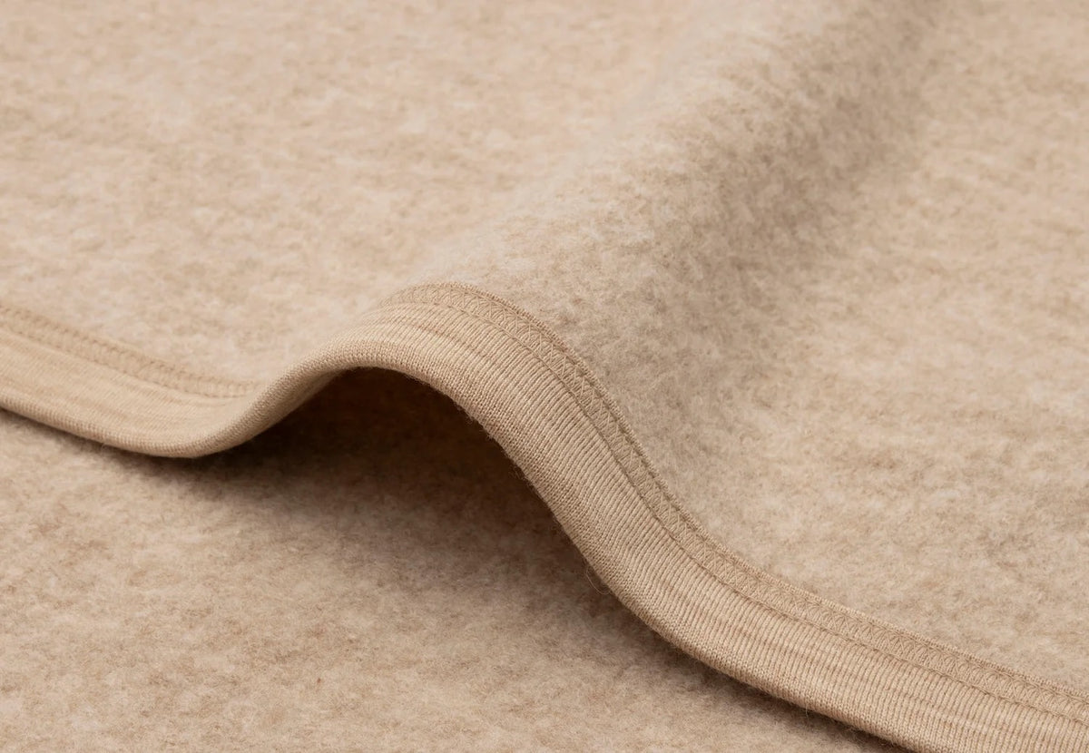 Jollein Deken Merino Wol Felted - Naturel