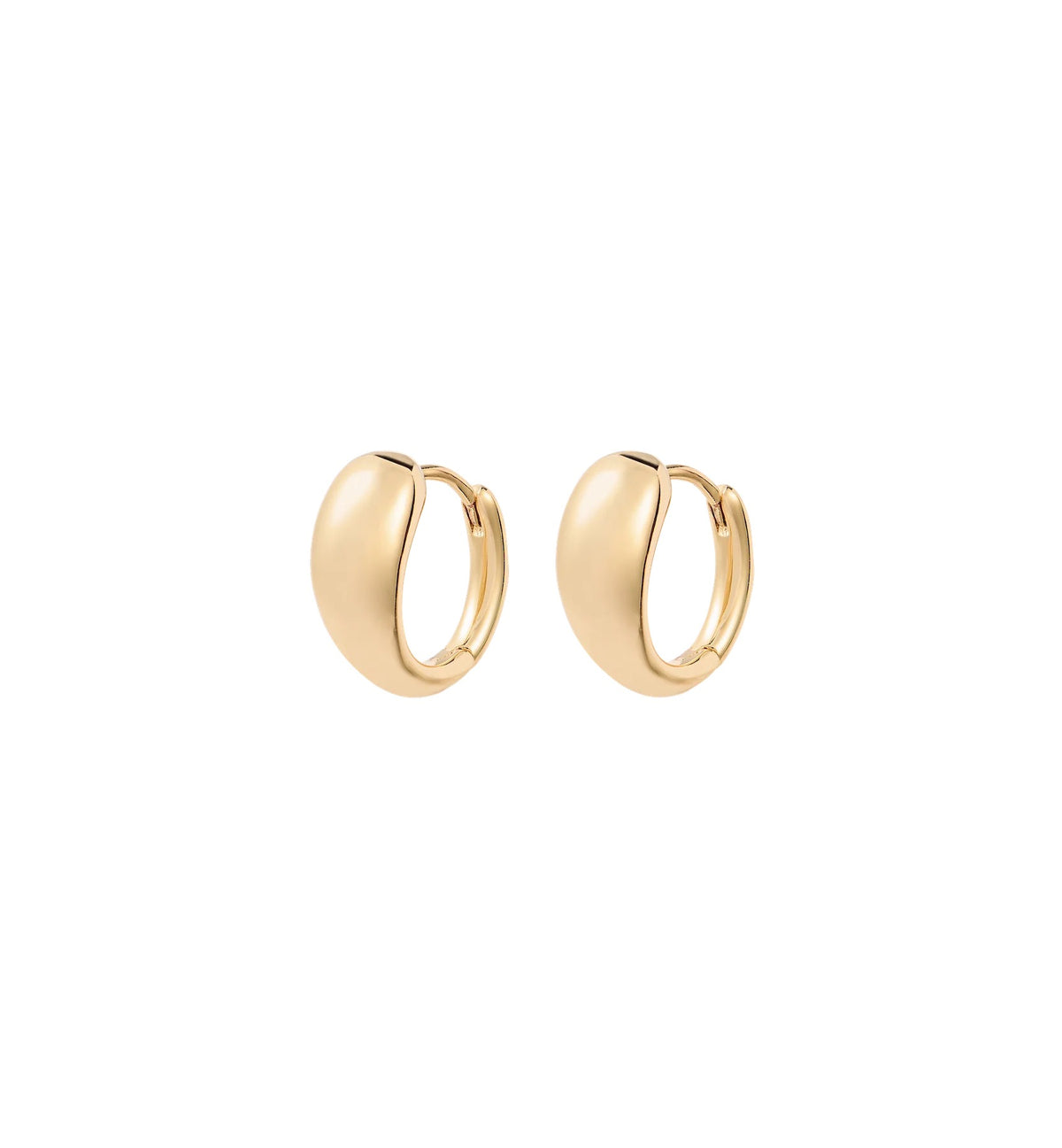 Anna + Nina Juno Hoop Earrings Gold and Silver
