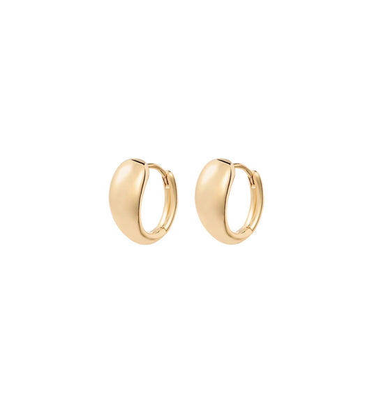 Anna + Nina Juno Hoop Earrings Gold and Silver