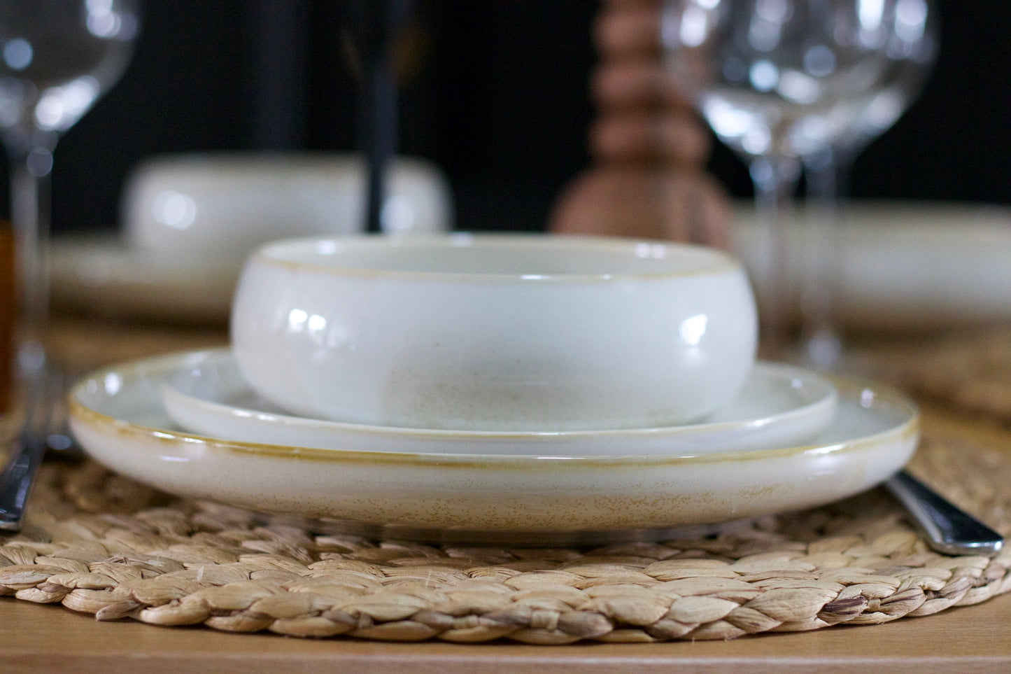 Dinerbord Nougat