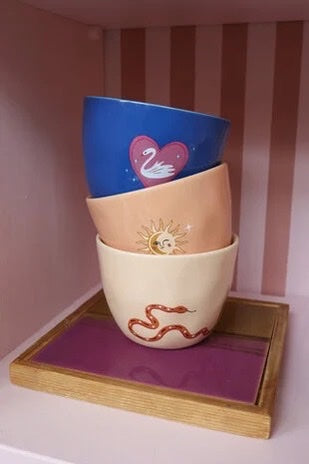 Large Peach Cup Sun