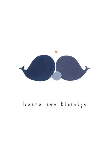 Kaart Hoera een Kleintje