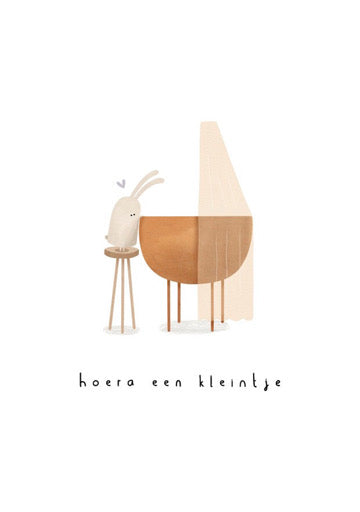 Kaart Hoera een Kleintje Wieg