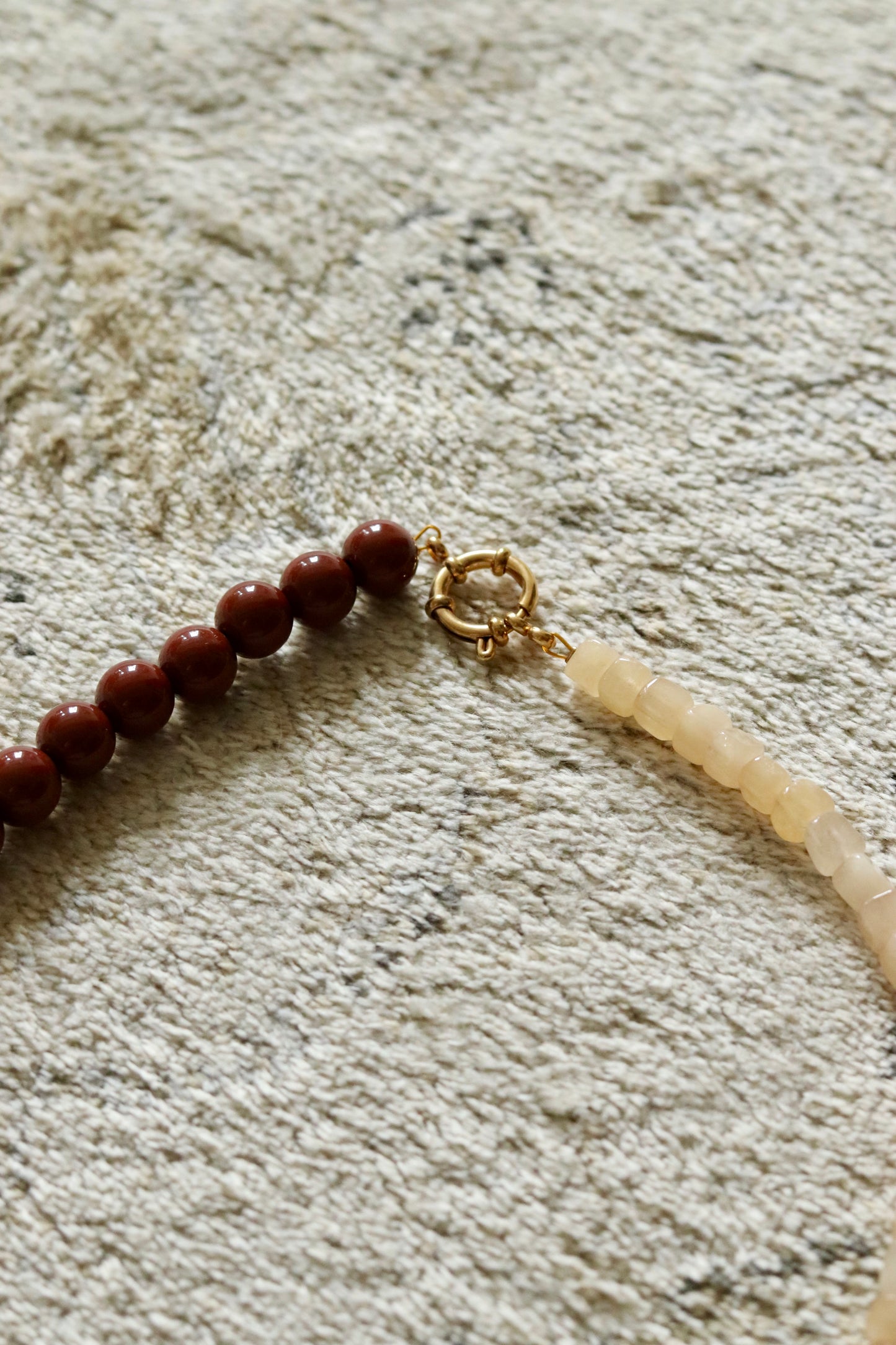 Ketting Bruin/Wit
