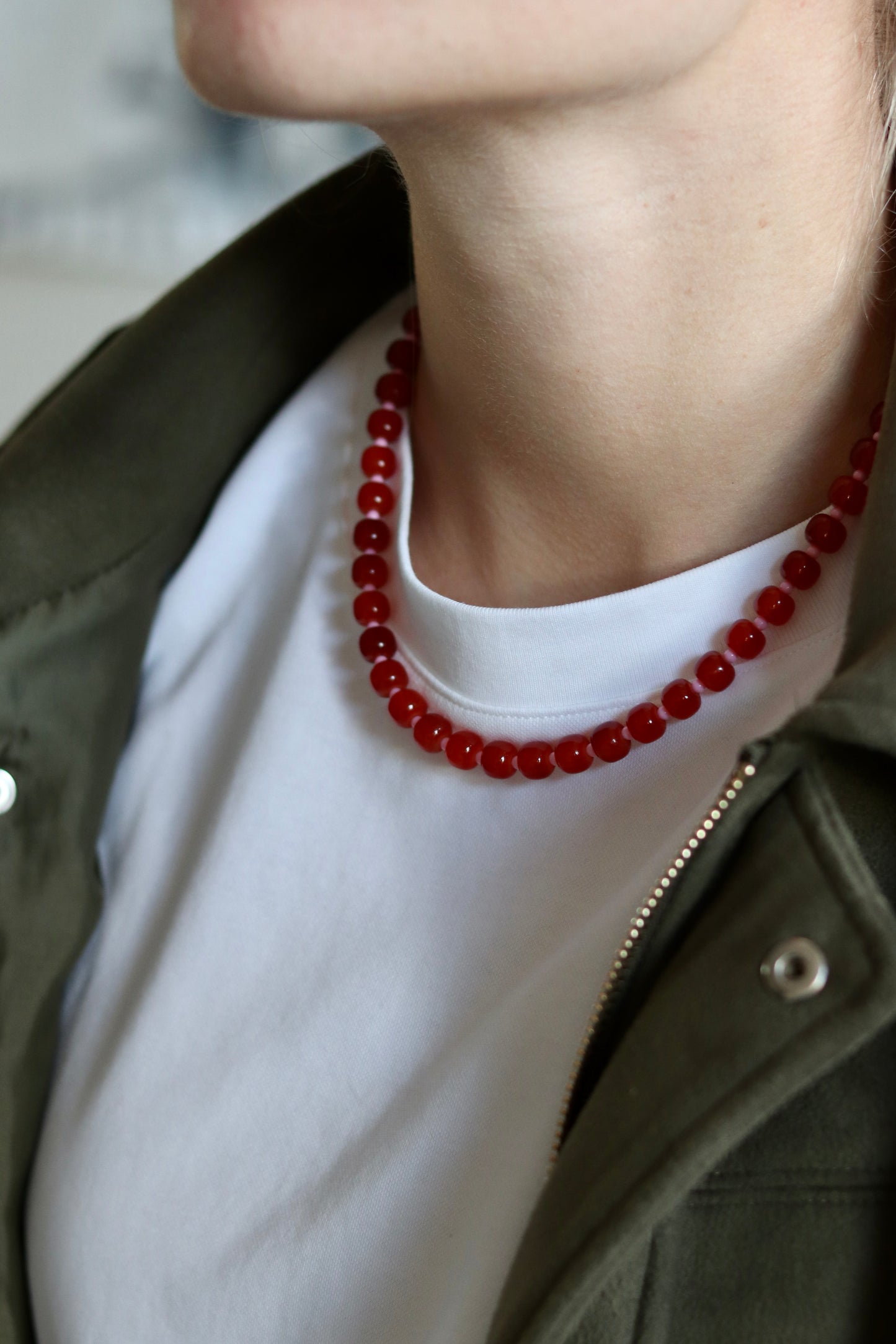 Ketting Rood/Roze