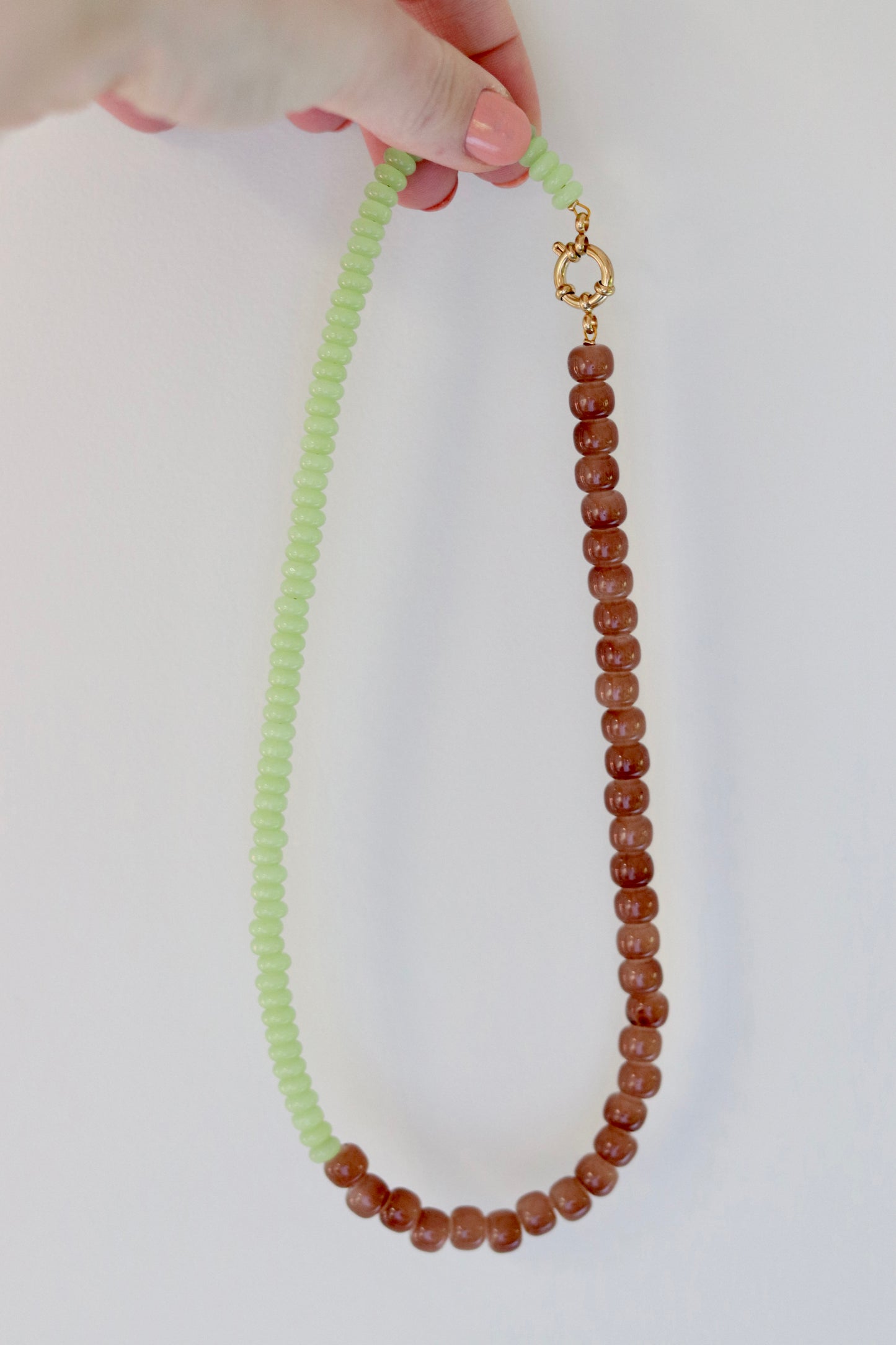 Ketting Groen/Bruin