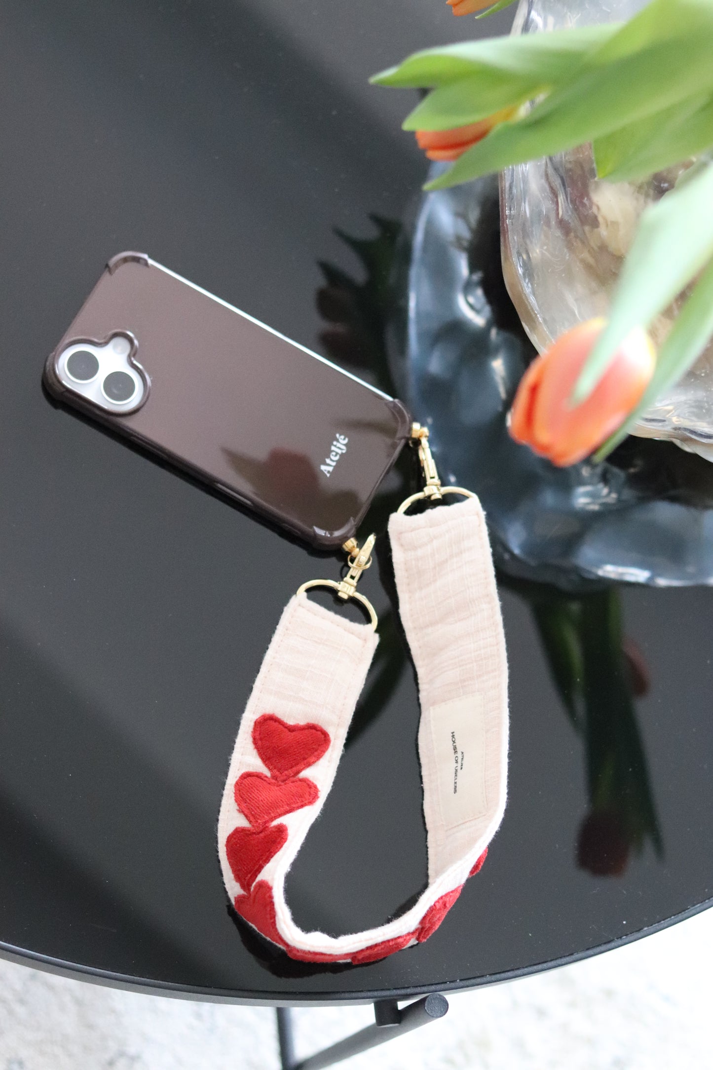 Telefoonkoord Love Off White